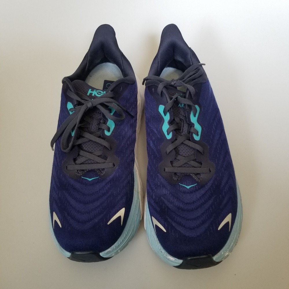 Hoka One‎ One Arahi 6 Mens Size 12 Blue Athletic Running Shoes 1123194 OSBB